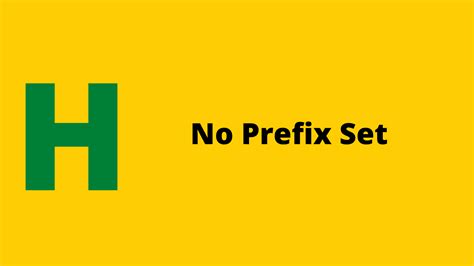 You need to count the number of special palindromes. . No prefix set hackerrank solution